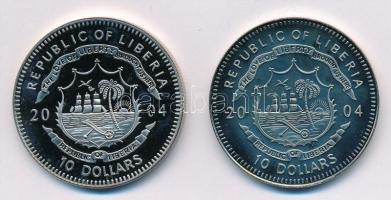 Libéria 2004. 10$ "Szabadság pillanatai - A sztálingrádi csata 1943." multicolor + 10$ &qu...