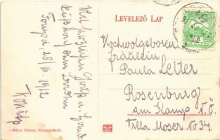 1912 Fonyód-fürdő, fürdőházak. Kajos Vilmos kiadása (EK)