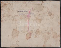 1910 A Dávidikumi növendékek csoportképe, hátoldalon feliratozott fotó, vágott karton, 21×27 cm