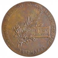 Lóránfi Antal (1856-1927) 1897. "Gróf Széchenyi István / A soproni Széchenyi szobor leleplezésé...