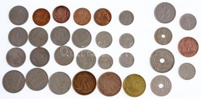Belgium 1905-1990. 2c - 20Fr (31xklf) T:2,2- Belgium 1905-1990. 2 Centimes - 20 Francs (31xdiff) C:XF,VF