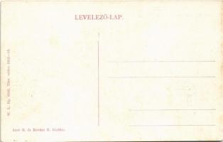 Beregszász, Beregovo, Berehove; Andrássy utcai részlet, Beregalföldi bank. Auer K. és Kovács K. kiad...