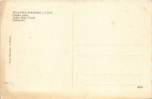 Zsély, Zelovce; Sósár gyógyfürdő park / Sosárske Lázne / spa, holiday resort park