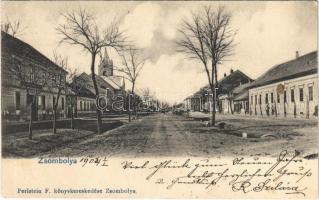 1904 Zsombolya, Jimbolia; utca. Perlstein F. kiadása / street (Rb)