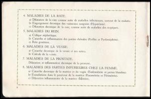 1911 Karlsbad, ismertető prospektus francia nyelven, képekkel illusztrált, 15p