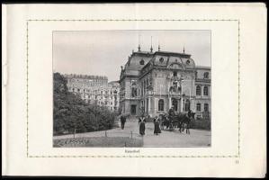 1911 Karlsbad, ismertető prospektus francia nyelven, képekkel illusztrált, 15p