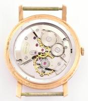 Arany (Au) 14K Doxa kézi felhúzós férfi karóra eredeti koronával, hibátlan számlappal, szép, nem hor...