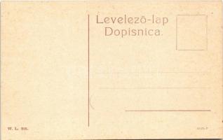 Zimony, Semlin, Zemun; városháza, királyi járásbíróság,  utca. W.L. 893. / town hall, county court