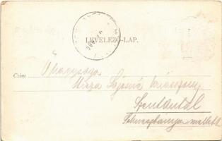 1900 Zólyom, Zvolen; vár, vasútvonal / castle, railway line (Rb)