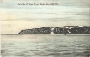 Spitsbergen (Svalbard); Indseiling til Virgo Havn, Danske-öen / entrance to Virgo Bay