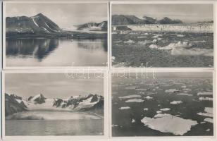 Spitsbergen (Svalbard); - 4 db régi képeslap / 4 pre-1945 postcards