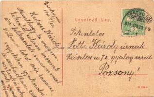 1910 Érsekújvár, Nové Zámky; polgári iskola, Hvila Gyula cipész üzlete. W.L. 428. / school, shoemake...