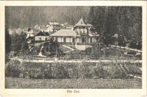 1925 Borszék, Borsec; Vila Cioc / nyaraló. Eisig Jakob kiadása / villa (EK)