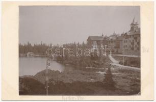 Tátra, Vysoké Tatry; Csorba tó, szálloda / Strbské Pleso / lake, hotel. photo (non PC)