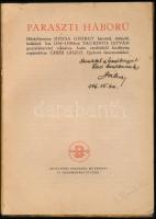 Taurinus István: Paraszti háború. Hősköltemény Dózsa György harcáról, tetteiről, haláláról. Írta 151...