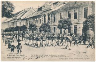 1910 Eperjes, Presov; Cs. és kir. 67. számú gyalogezred zenekara. Divald / K.u.K. 67th infantry regiment music band (EK)