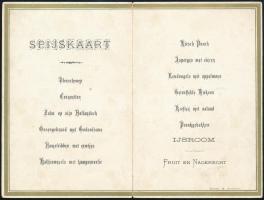 1884 Aloysius & Maria Borgerhut litho menükártya