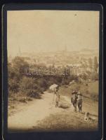 1889 Zagrab keményhátú fotó/ 1889 Zagreb vintage photo 8x11 cm