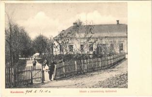1906 Kovászna, Covasna; Sétatér, Járásbíróság épülete / promenade, county court (Rb)