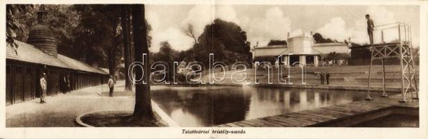 Tatatóvárosi kristály uszoda panoráma lap