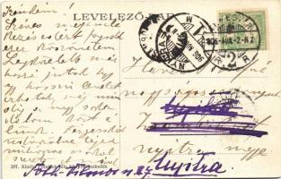 1906 Temesvár, Timisoara; Losonczy tér, vármegyeház, / square, county hall