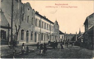 1910 Nagybecskerek, Zrenjanin, Veliki Beckerek; Jenő főherceg utca, üzlet. W.L. 1006. Schneider János kiadása / street, shop (EK)