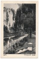 Gyula - 4 db régi városképes lap / 4 pre-1945 town-view postcards