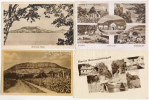 Badacsony - 20 db főleg régi városképes lap / 20 mainly pre-1945 town-view postcards