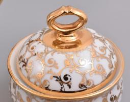 Csehszlovák Epiag kávéskészlet, 2 db kiöntővel, 1 db cukortartóval, 6 db csészével, 6 db csészealjja...