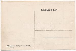 Somorja, Samorín; Izraelita templom, zsinagóga. Goldstein József kiadása / synagogue