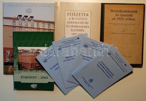 Könyvek: Kereskedelmünk és iparunk az 1922. évben, +Kamarai évkönyvek 1997+1998+1999+2003+4db MSZT kiadvány