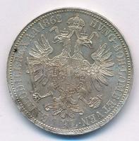 Ausztria 1862A 1Fl Ag "Ferenc József" T:1-,2 patina 
Austria 1862A 1 Florin Ag "Fran...