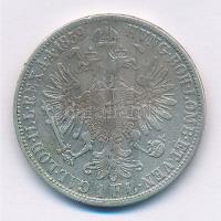 1859E 1Fl Ag "Ferenc József" T:2-,3 patina, kis ph.
Adamo M14