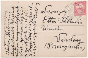 1916 Nyitraivánka, Nyitra-Ivánka, Ivanka pri Nitre; Tóth Vilmos kastélya / castle (EB)