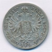 Ausztria 1877. 1Fl Ag "Ferenc József" T:3 
Austria 1877. 1 Florin Ag "Franz Joseph&q...