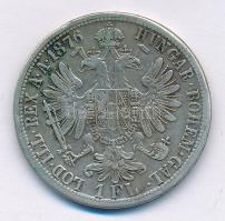 Ausztria 1876. 1Fl Ag "Ferenc József" T:2-,3 ph. 
Austria 1876. 1 Florin Ag "Franz J...
