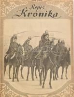1920 Képes Krónika folyóirat, II. 1-52. sz. Teljes évfolyam. Félvászon-kötésben, 1261-1284. oldalak között szakadt, sérült lapokkal.