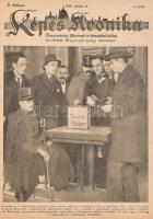 1920 Képes Krónika folyóirat, II. 1-52. sz. Teljes évfolyam. Félvászon-kötésben, 1261-1284. oldalak ...