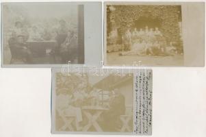 Ipolyság, Sahy; - 12 db régi fotólap / 12 pre-1945 photo postcards