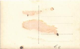 1932 Érsekújvár, Nové Zámky; papok őzzel / priests with deer. photo (ragasztónyom / glue mark)