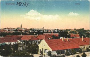 1917 Érsekújvár, Nové Zámky; látkép. Vasúti levelezőlapárusítás 11. sz. - 1916. / general view (EK)