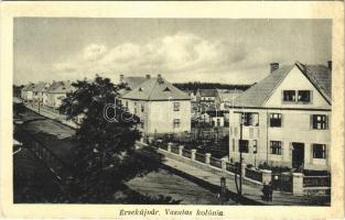 Érsekújvár, Nové Zámky; Vasutas kolónia / railway colony (fl)
