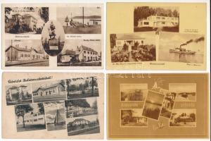 Szántód, Balatonszántód; - 4 db régi és modern képeslap / 4 pre-1945 and modern postcards