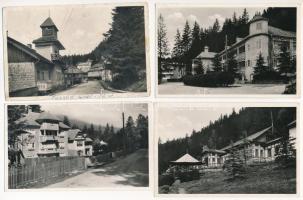 Tusnádfürdő, Baile Tusnad; - 4 db régi képeslap: villák, nyaralók / 4 pre-1945 postcards: villas
