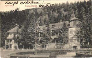 1908 Tusnádfürdő, Baile Tusnad; Mária villa. Brunner Lajos kiadása / villa (EK)
