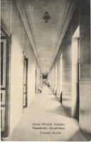 Temesvár, Timisoara; Józsefváros, Iskolanővérek Intézete, folyosó részlet / boarding school, corridor (EK)