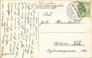 1911 Újbánya, Königsberg, Nová Bana; üveggyár. Kohn Miksa kiadása / glass factory