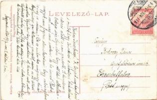 1917 Nagyszentmiklós, Sannicolau Mare; Fő utca. W.L. Bp. 6705. 1910/13. Wiener Náthán kiadása / main...