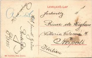 1913 Paripás, Parabuty, Parabutsch, Parabuc, Ratkovo; Iskola utca, szobor. Schröder 490. / street, s...