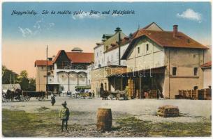 Nagymihály, Michalovce; sör és maláta gyár. Kaufmann H. és Tsa. 5632. 1915/19. / Bier- und Malzfabrik / brewery and malt factory